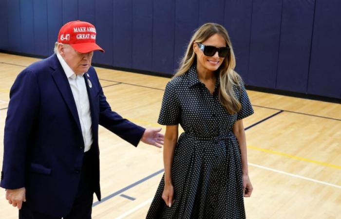 Internet è convinto che Trump abbia votato con una falsa Melania