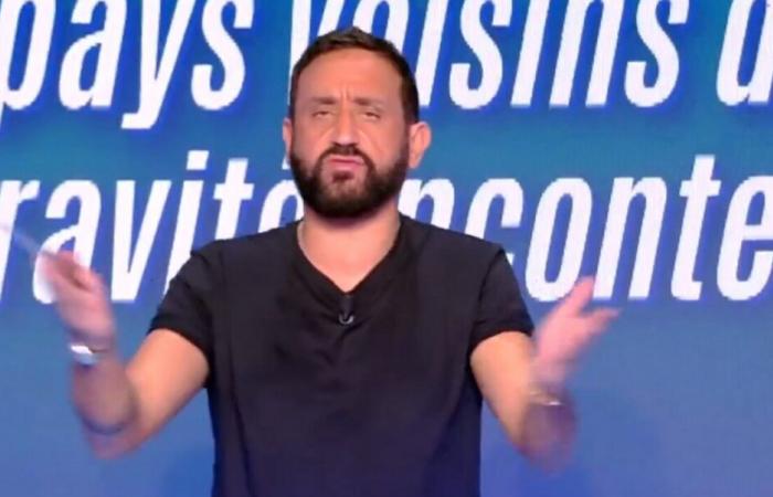 di fronte alla polemica razzista legata ad un editorialista del TPMP, Cyril Hanouna si scatena