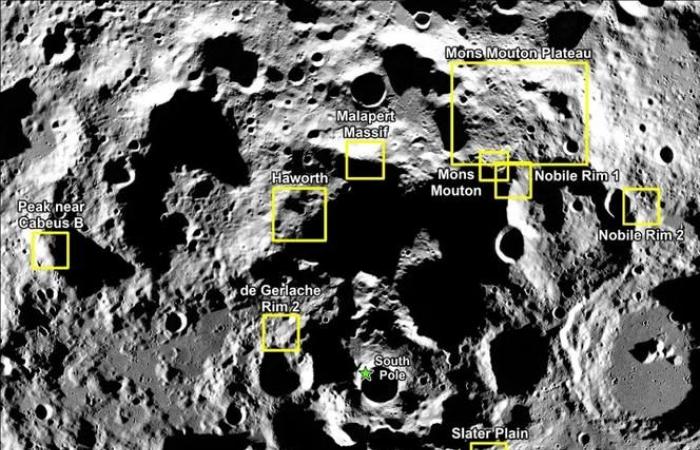 La NASA ha selezionato nove siti per il ritorno dell'uomo sulla Luna