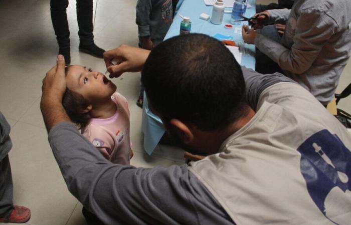 Gaza: termina la campagna di vaccinazione antipolio, vaccinati oltre 500mila bambini