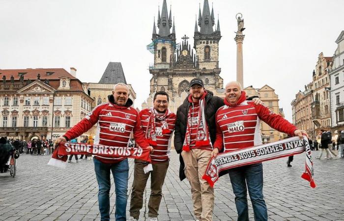 “Siamo pazzi”: il loro aereo è stato cancellato, questi tifosi dello Stade Brestois hanno dovuto guidare 16 ore per raggiungere Praga!