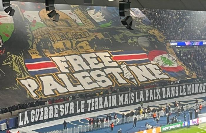 il club assicura di non essere a conoscenza del tifo dei tifosi “Palestina libera”.