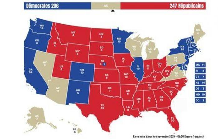 Trump vince in Georgia e Carolina del Nord