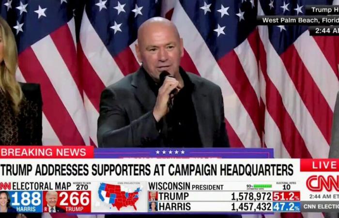 Dana White ringrazia Joe Rogan per aver sostenuto Donald Trump nel suo discorso infuocato: “Questo è Karma”