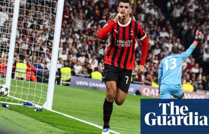 Álvaro Morata mette a tacere il Bernabéu mentre il Milan sfrutta il malessere del Real Madrid | Lega dei Campioni