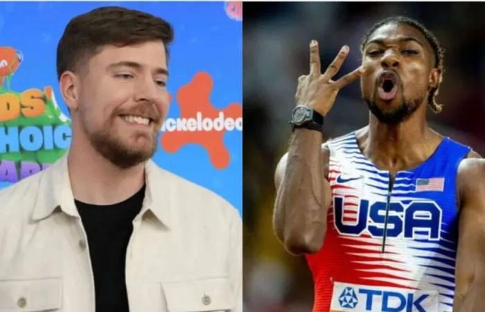 Con $ 100.000 on line, il “titolo più veloce del mondo” di Noah Lyles sfidato dopo la chiamata inaspettata di Mr.Beast: “Need to Prove”