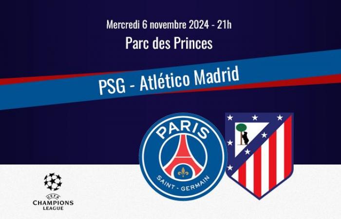 Partita: rivelate le composizioni ufficiali del PSG/Atlético, Asensio titolare