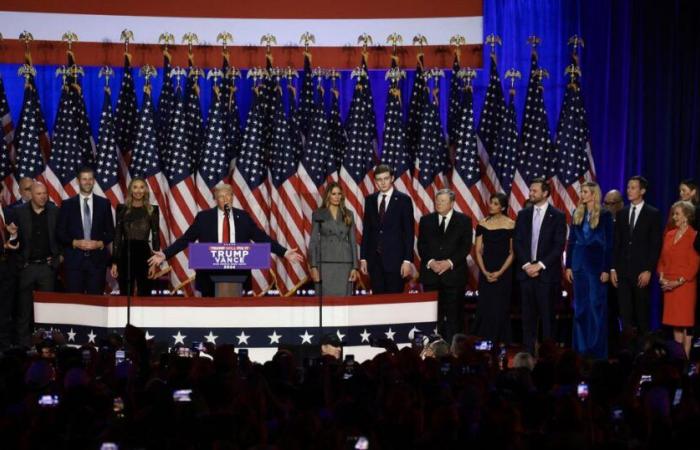 L'intero clan Trump in Florida per rivendicare la vittoria con Donald Trump