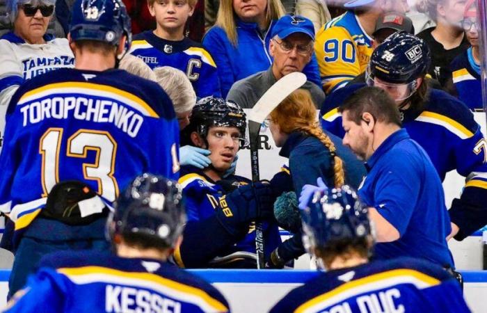 NHL: Immagini agghiaccianti al St-Louis: crolla al ritorno in panchina