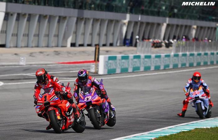 MotoGP Malesia Sepang J3, Debriefing Jorge Martin (Ducati/2): “può piovere, può fare vento, può nevicare”, ecc. (interezza)