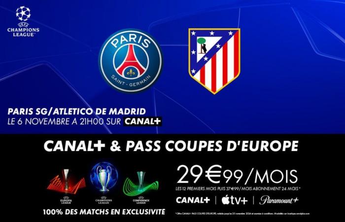 L'offerta CANAL+ PASS EUROPEAN CUPS per seguire il Paris SG