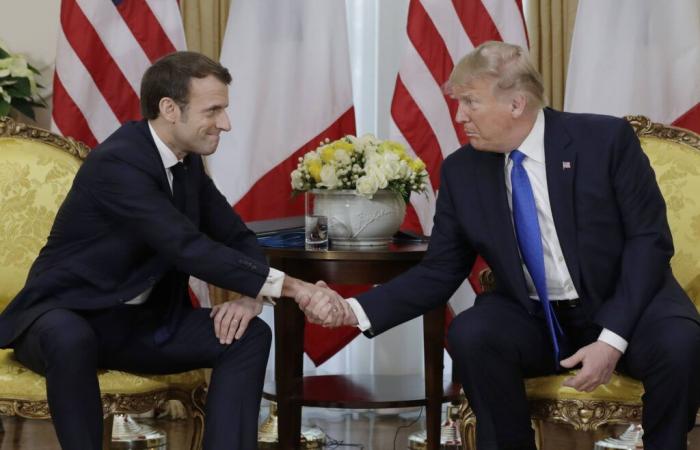 Emmanuel Macron si congratula con Donald Trump