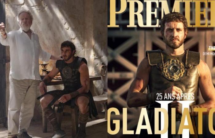 Il Gladiatore 2 è sulla copertina di Première: “È un film assolutamente brutale!”