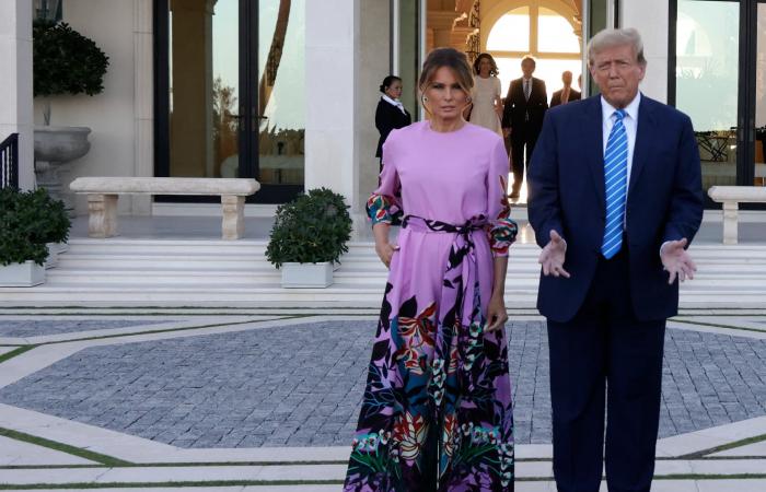 focus sullo stile di Melania Trump