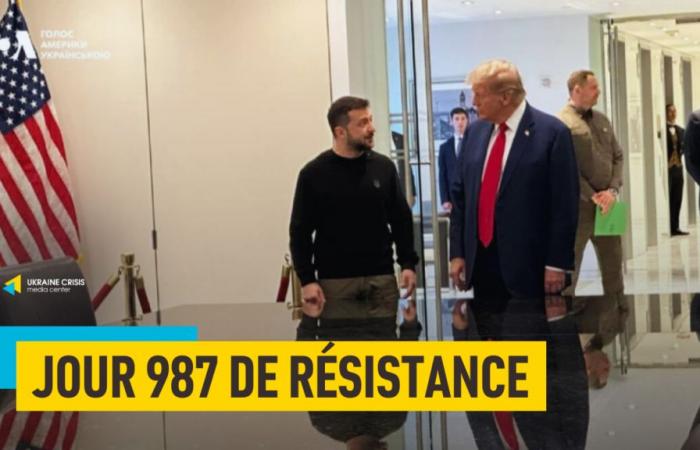 Giorno 987 di resistenza: Zelenskyj si congratula con Trump per la sua vittoria alle elezioni americane