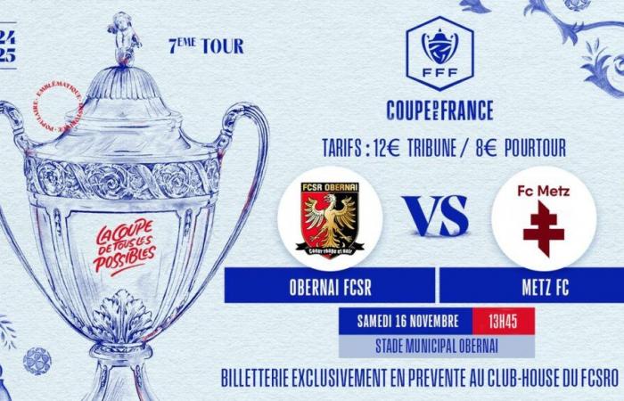 Coupe de France: come guardare la partita tra FCSR Obernai (R2) e FC Metz?