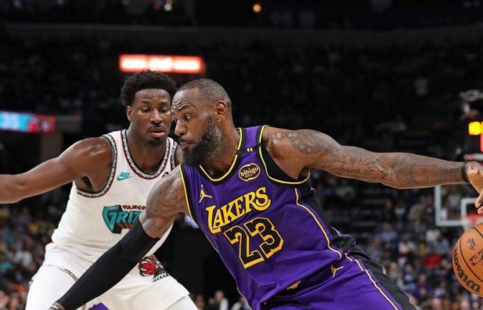 Punteggio finale Lakers vs Grizzlies: i Lakers terminano il viaggio con una sconfitta