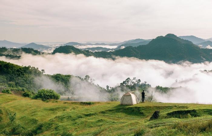 Il luogo “curativo” di Quang Nam attira i turisti che si accampano, fuggono dalla polvere e inseguono le nuvole – Vietnam.vn