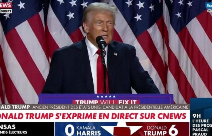 Pubblico presidenziale americano 2024: la vittoria di Donald Trump offre un record stagionale a CNews che batte BFMTV, “Télématin” al suo livello più basso su France 2