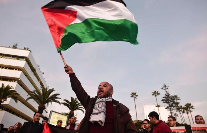 mobilitazione contro la visita dei giornalisti marocchini in Israele