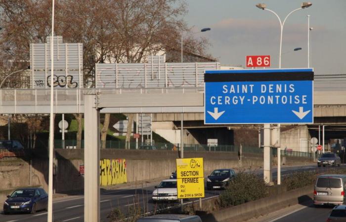 La riduzione della velocità sulla A86 inizia venerdì a Seine-Saint-Denis