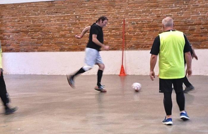 Nailloux. Il calcio ambulante si insedia sotto la sala