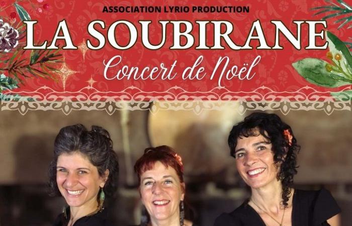 Concerto di Natale La Soubirane Figeac domenica 8 dicembre 2024