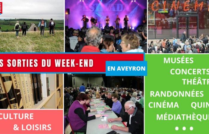 Concerto, cinema, Home Fair, quine: tre giorni di divertimento nell'Aveyron venerdì 8, sabato 9 e domenica 10 novembre