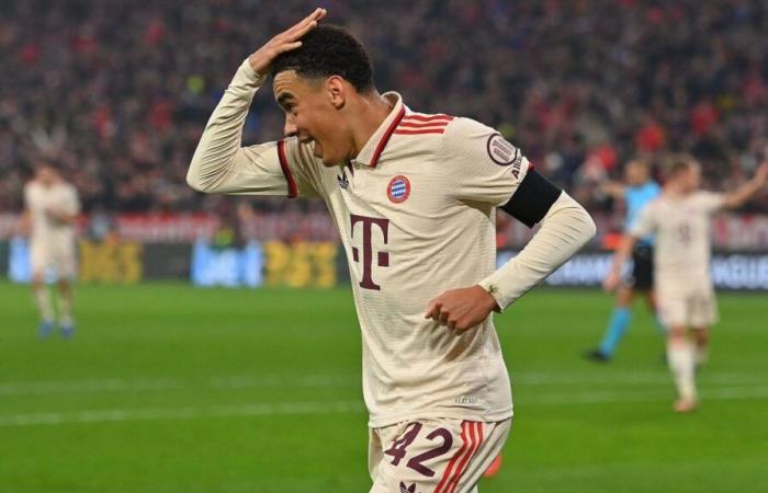 Vittoria silenziosa: Musiala colpisce di testa il Bayern contro il Benfica e segna il triplo