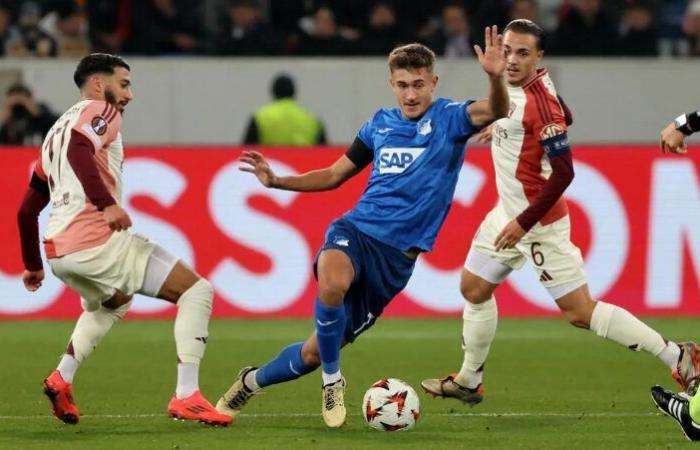 Un OL rimescolato all’Hoffenheim non vince ancora (2-2)