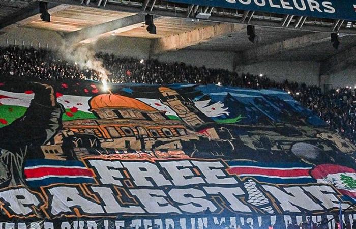 Il PSG rischia una multa dopo il tifo filo-palestinese degli ultras