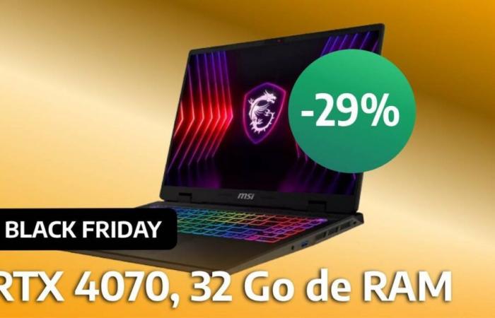 Con una RTX 4070 e una riduzione del 29%, questo PC portatile da gioco MSI Sword 16 ha un prezzo ragionevole anche prima del Black Friday