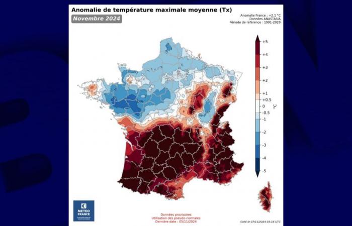 La Francia si è tagliata in due dall'inizio di novembre