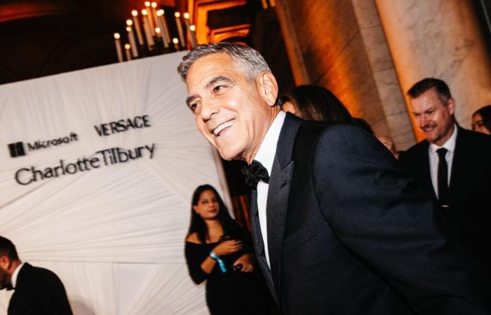 A Brignoles, nel Var, George Clooney reagisce all'elezione di Donald Trump