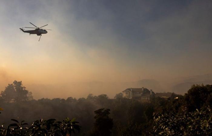 Vicino a Los Angeles, più di cento case distrutte da un grande incendio