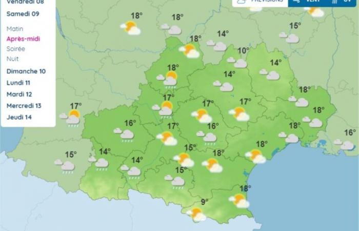 CARTE. Ecco le previsioni di Météo France per il ponte dell'11 novembre a Tolosa e in Occitania