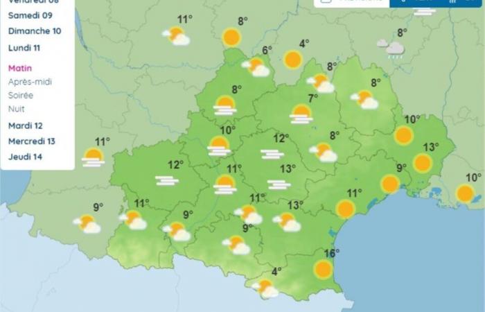 CARTE. Ecco le previsioni di Météo France per il ponte dell'11 novembre a Tolosa e in Occitania