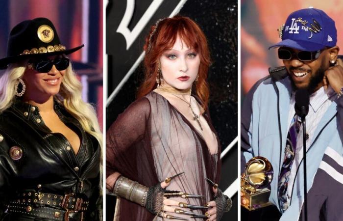 Beyoncé, Chappell Roan e Kendrick Lamar nominati come Canzone dell'anno ai Grammy 2025