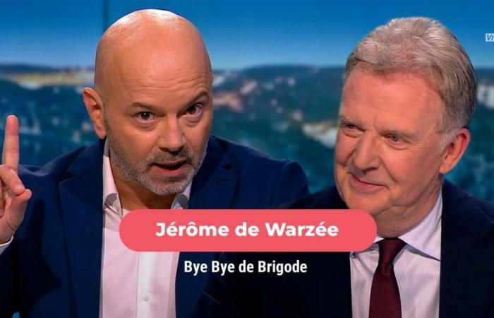 François De Brigode lascia il Journal Télévisé: Jérôme de Warzée gli rende omaggio