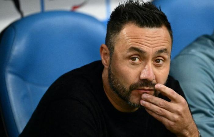 Per l'OM Roberto De Zerbi resta l'uomo giusto nonostante lo schiaffo contro l'Auxerre