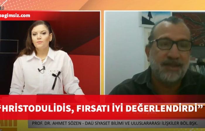 il prof. Dott. Ahmet Sözen: Hristodulidis ha sfruttato bene l’occasione