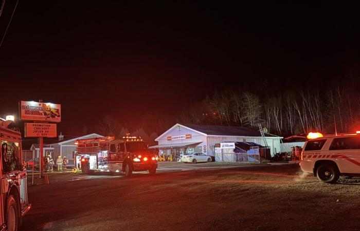 Intervento antincendio a Notre-Dame-des-Neiges