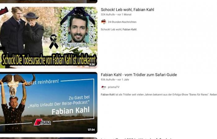 Informazioni false su YouTube: la star di “Cash for Rares” Fabian Kahl dichiarata morta