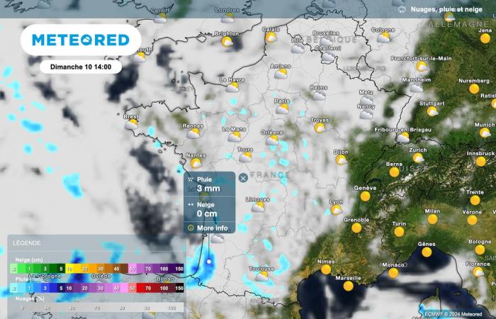 ultimo aggiornamento delle previsioni per il fine settimana. Ritornerà finalmente il sole nel nord della Francia?