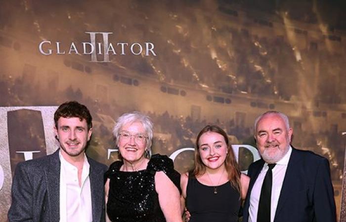 Le celebrità irlandesi partecipano in massa alla première del Gladiatore II