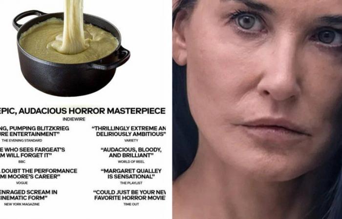 “È straordinario”: Demi Moore fa girare l’aligot nel film “The Substance”, il piatto emblematico dell’Aubrac appare a Hollywood