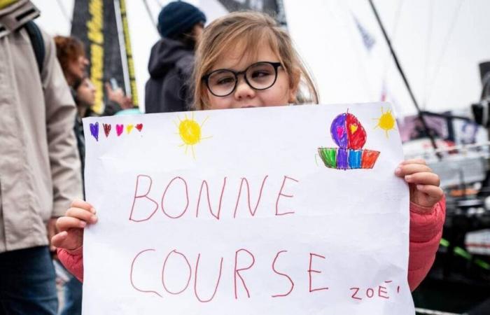 i Vandeani incoraggiano gli skipper prima dell'inizio del Vendée Globe 2024