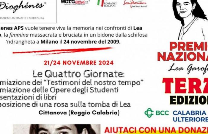 La terza edizione del Premio dedicato alla memoria di Lea Garofalo