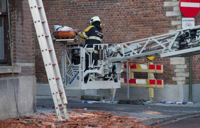 Incendio in corso a Soumagne in una casa in costruzione