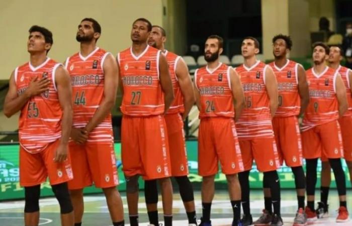 la selezione marocchina in allenamento di preparazione a Rabat